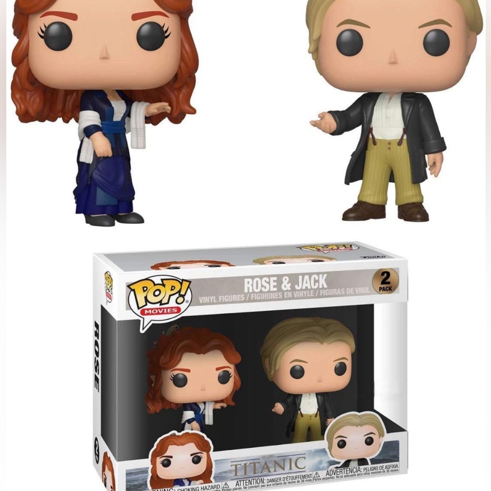 NEW titanic rose & jack funko pop